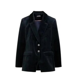 J. Crew Midnight Velvet Blazer
